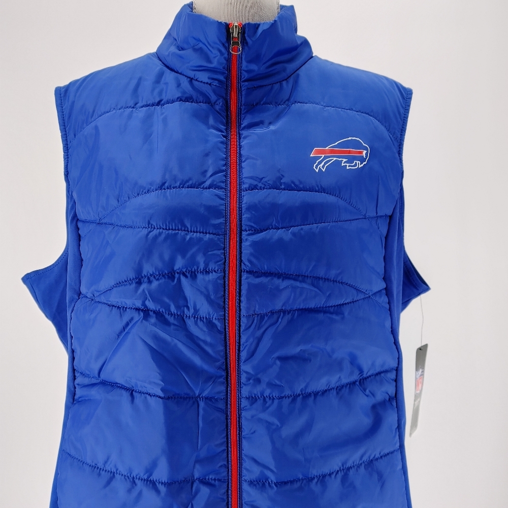 NWT Womens Buffalo Bills Quilted Vest